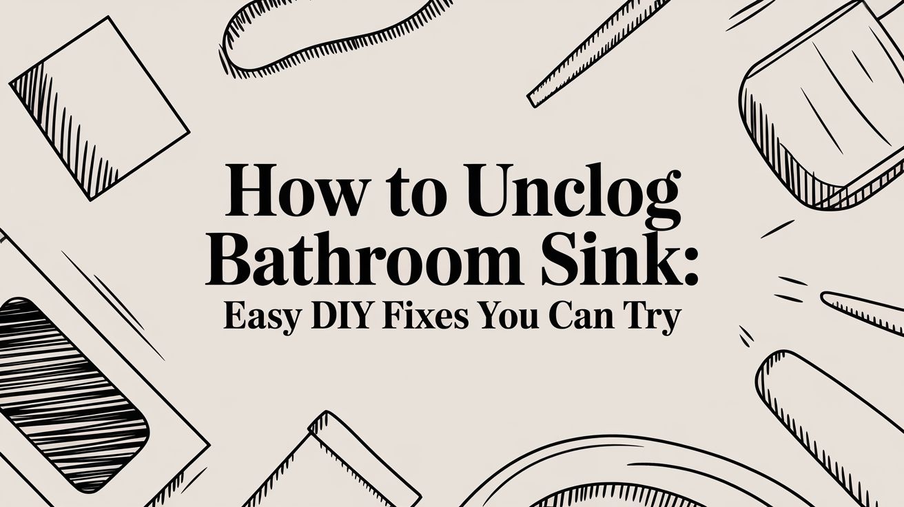 How to Unclog a Bathroom Sink: Easy DIY Fixes from an Expert