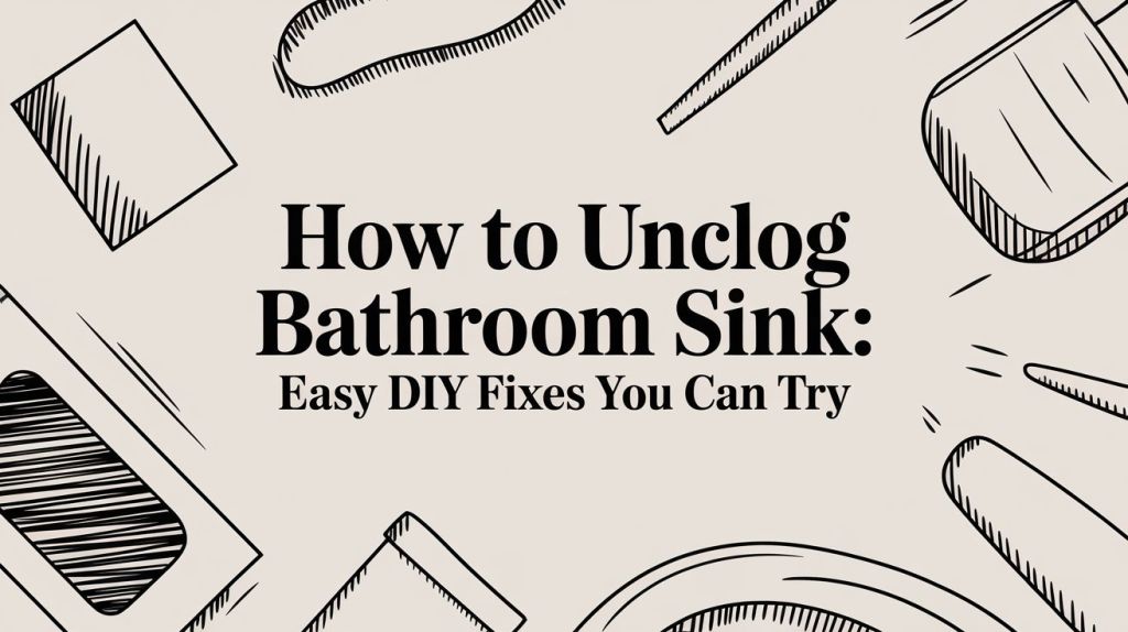 How to Unclog a Bathroom Sink: Easy DIY Fixes from an&nbsp;Expert