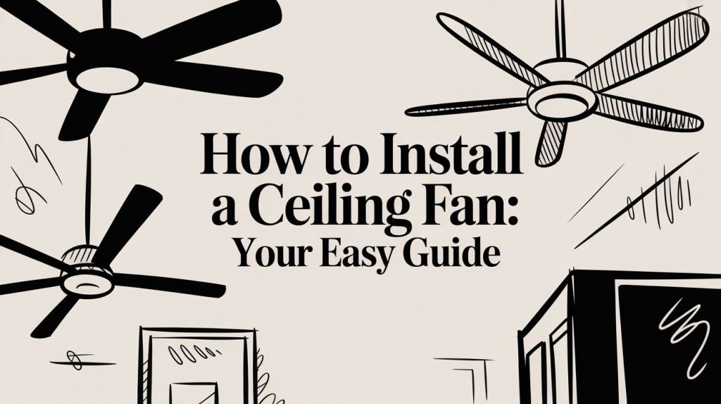 How to Install a Ceiling Fan: Your Easy DIY&nbsp;Guide